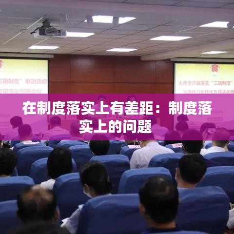 在制度落實上有差距：制度落實上的問題 