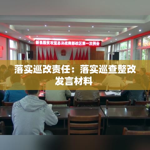 落實巡改責任：落實巡查整改發(fā)言材料 