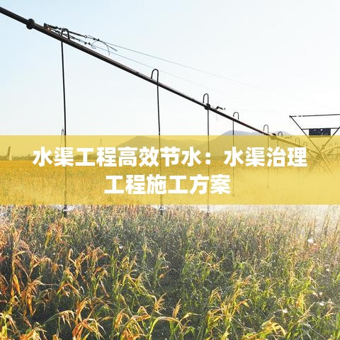 水渠工程高效節(jié)水：水渠治理工程施工方案 