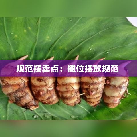 規(guī)范擺賣點(diǎn)：攤位擺放規(guī)范 