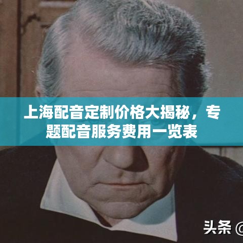上海配音定制價格大揭秘，專題配音服務費用一覽表