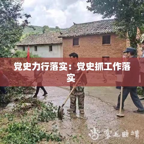 黨史力行落實：黨史抓工作落實 