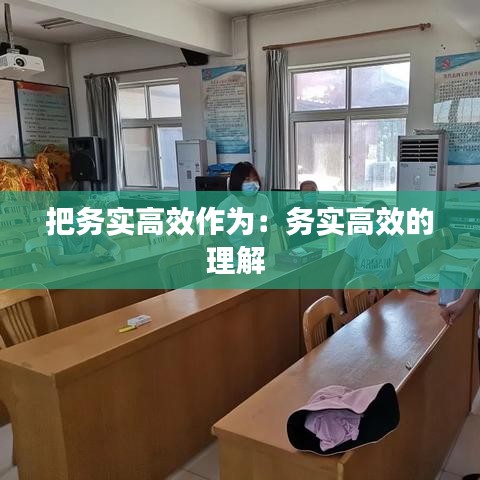 把務(wù)實高效作為：務(wù)實高效的理解 