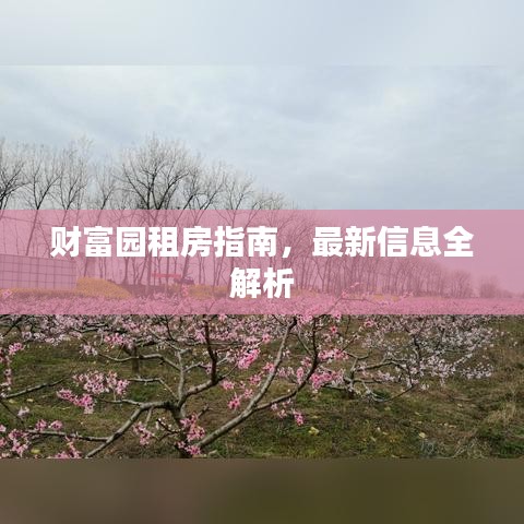 財(cái)富園租房指南，最新信息全解析