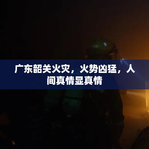 廣東韶關(guān)火災(zāi)，火勢兇猛，人間真情顯真情