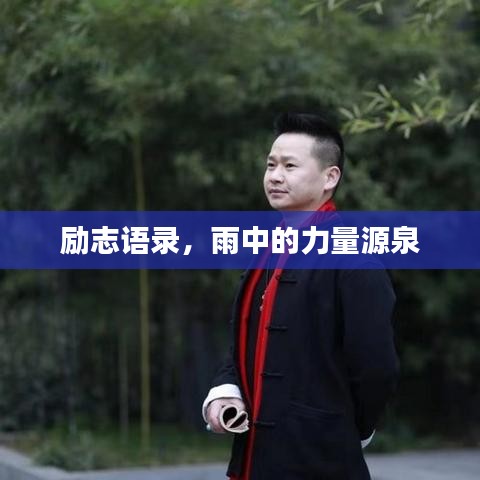 勵(lì)志語錄，雨中的力量源泉