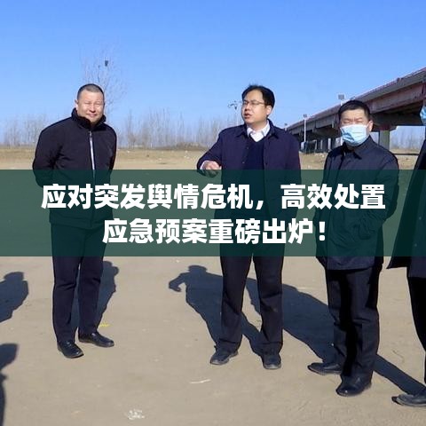 應(yīng)對突發(fā)輿情危機(jī)，高效處置應(yīng)急預(yù)案重磅出爐！
