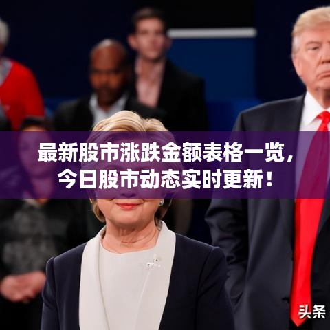 最新股市漲跌金額表格一覽，今日股市動(dòng)態(tài)實(shí)時(shí)更新！