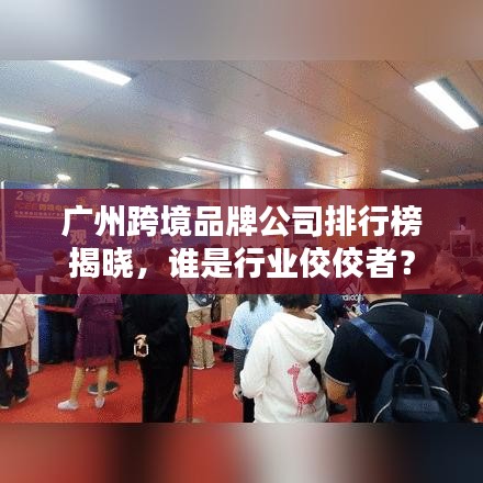 廣州跨境品牌公司排行榜揭曉，誰是行業(yè)佼佼者？