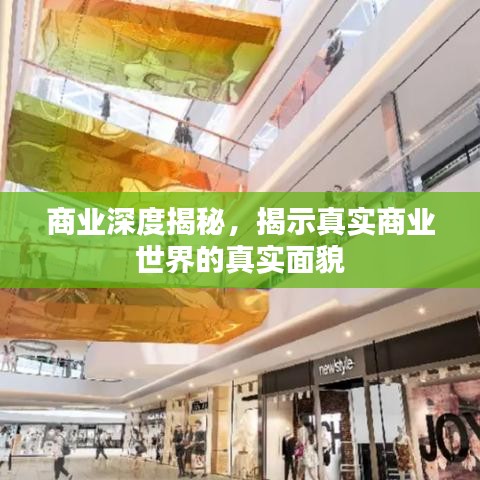 商業(yè)深度揭秘，揭示真實(shí)商業(yè)世界的真實(shí)面貌