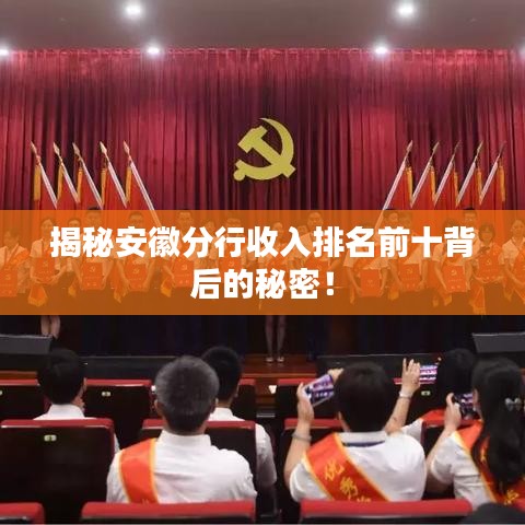 揭秘安徽分行收入排名前十背后的秘密！