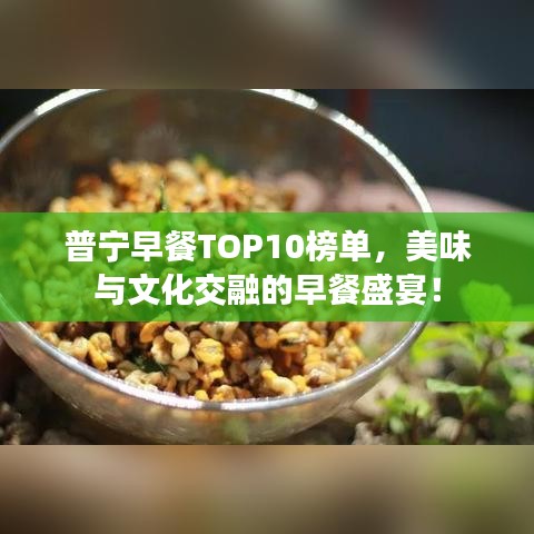 普寧早餐TOP10榜單，美味與文化交融的早餐盛宴！