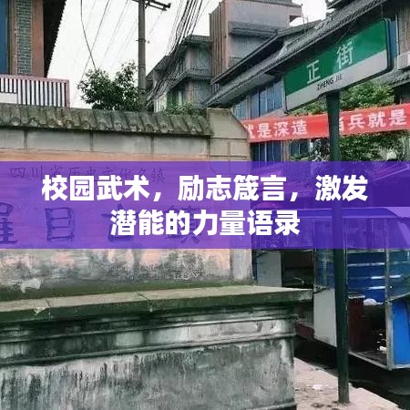 校園武術(shù)，勵(lì)志箴言，激發(fā)潛能的力量語(yǔ)錄