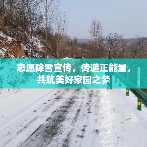 志愿除雪宣傳，傳遞正能量，共筑美好家園之夢(mèng)