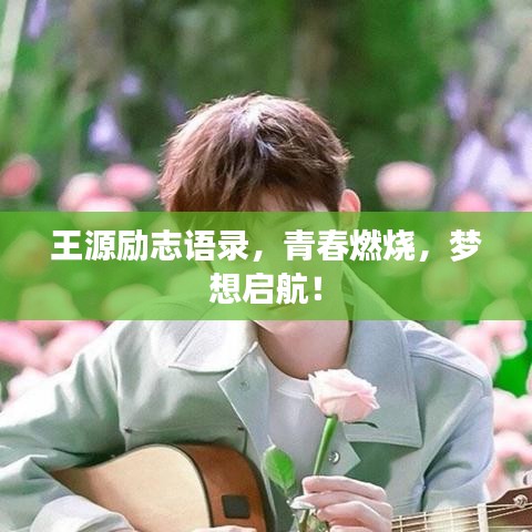 王源勵志語錄，青春燃燒，夢想啟航！