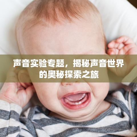 聲音實驗專題，揭秘聲音世界的奧秘探索之旅